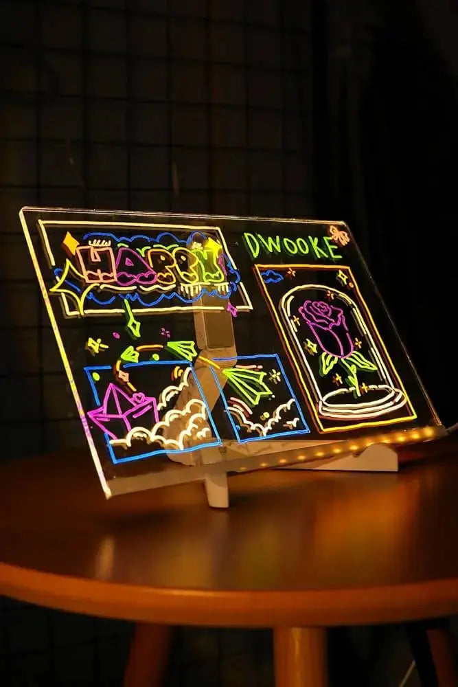 Traccia Magica- Lavagnetta Luminosa per Disegnare, Scrivere e Imparare